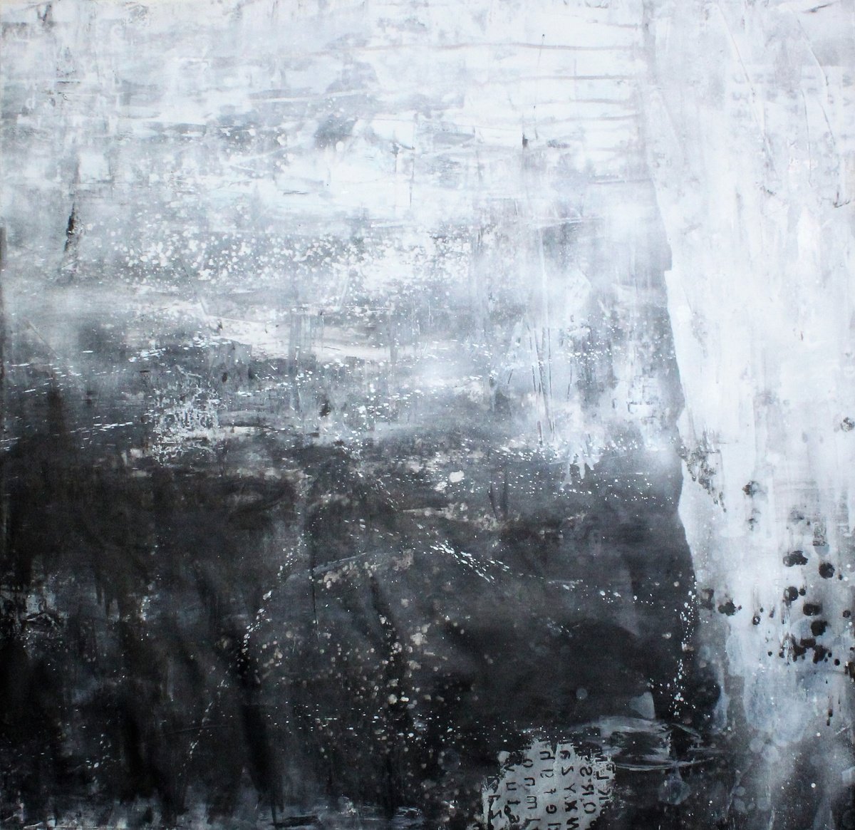 Abstract Acrylic Painting By Laura Spring, 33 X 33", Mind State 2, Original Artwork