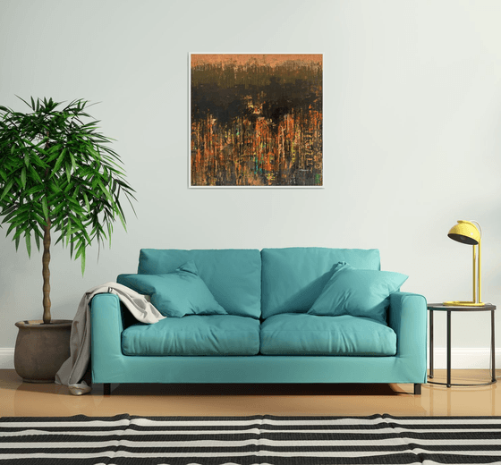 Brown Lake_36"X36"