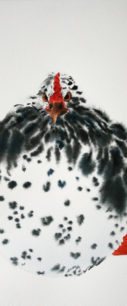 Nob Bird 3 / Original Painting by Salana Art Gallery