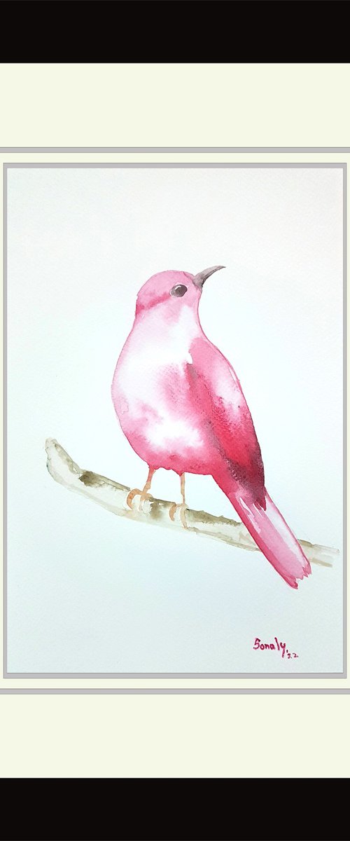WATERCOLOR - BIRDS 6 by Sonaly Gandhi
