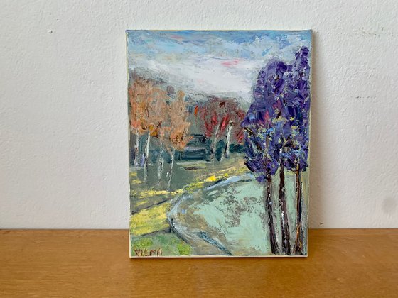 Landscape with trees