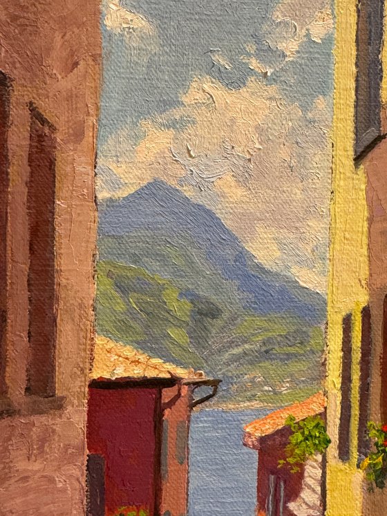 Alley Walk Down to Lake Como