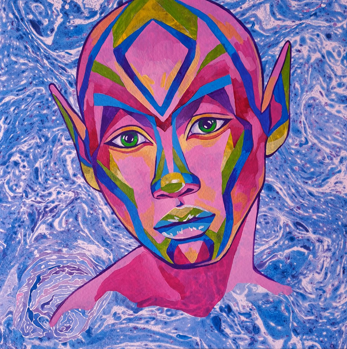 Mysterios Africa By Mariia Raskin, 10 X 10, Artwork For Sale On Artfinder