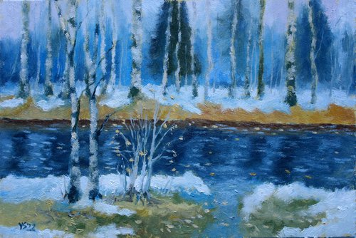 Forest and River by Juri Semjonov