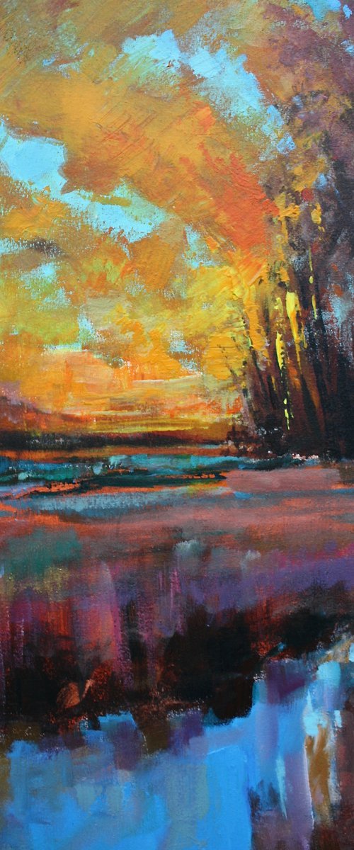 Across the river into the trees by Simon Jones