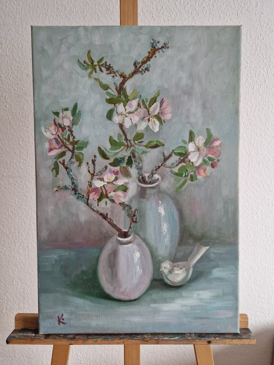 Still life with flowers "Spring bloom"