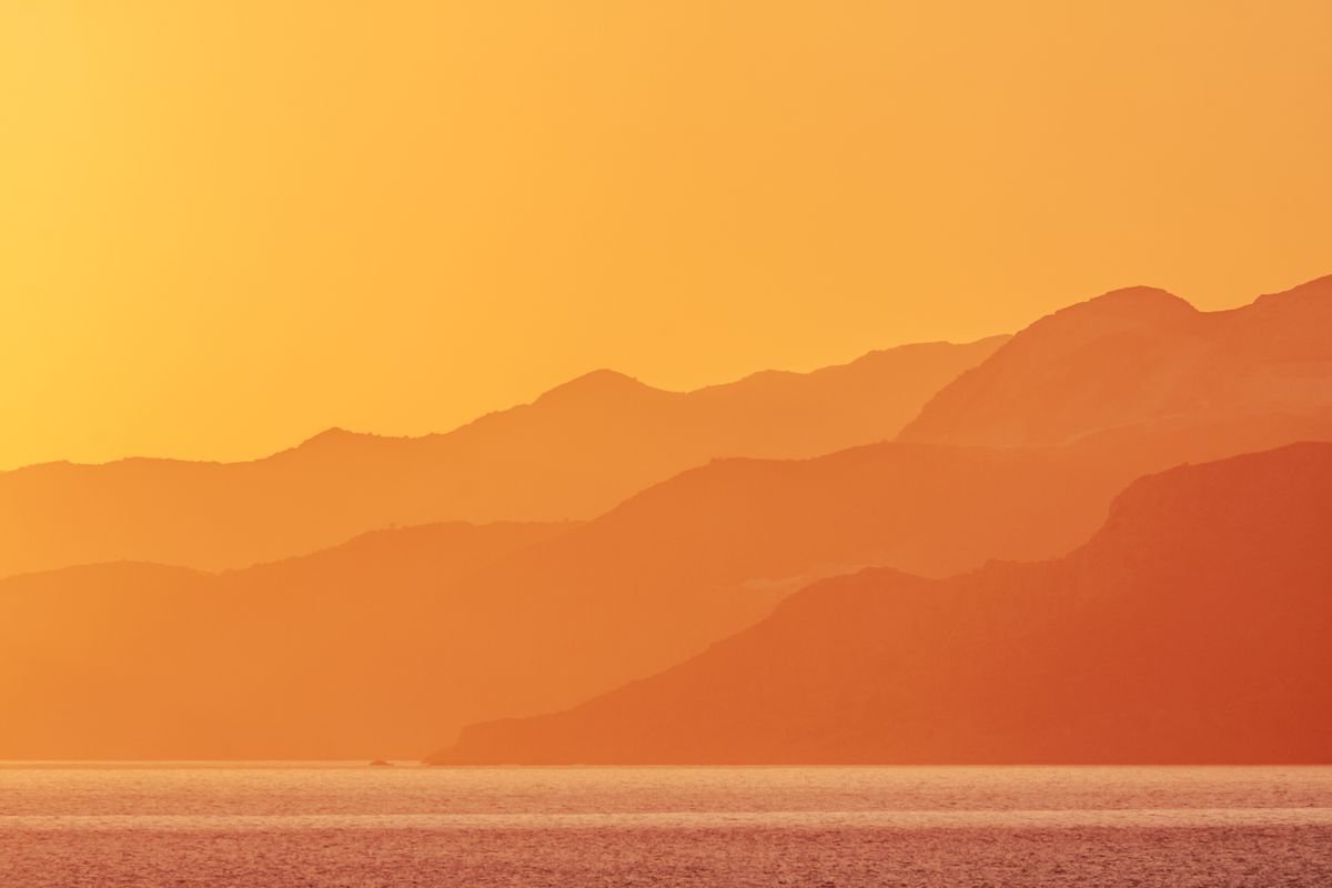 Orange sunrise by Yuliya Ivanova