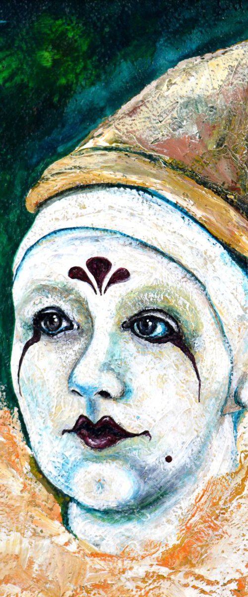 White Face Clown by Ben De Soto