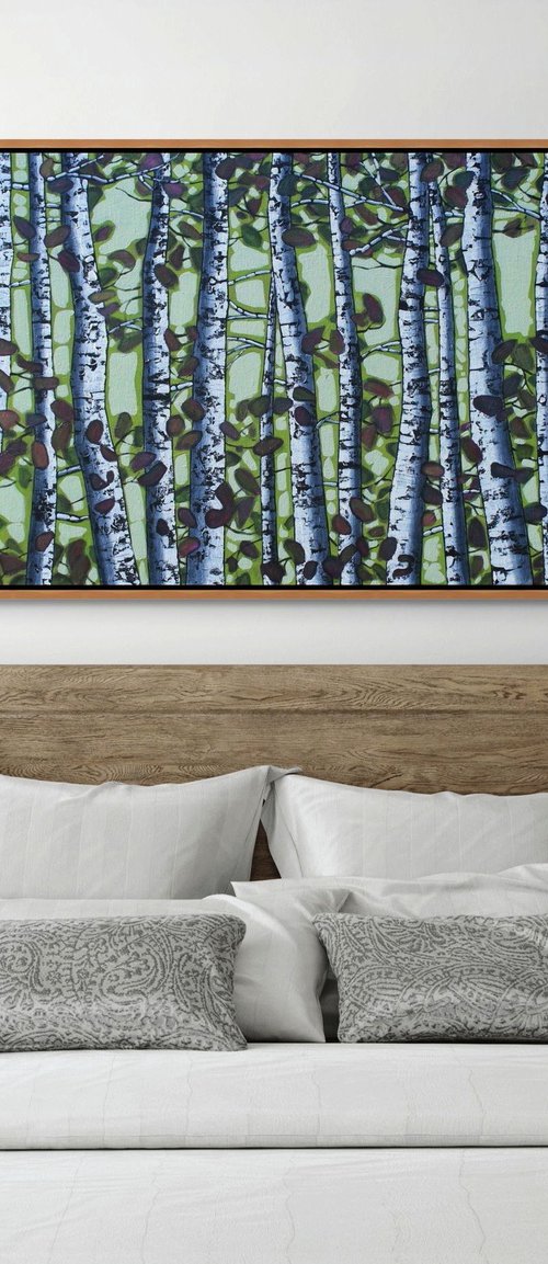 Birch Light by Sage Mountain Studio