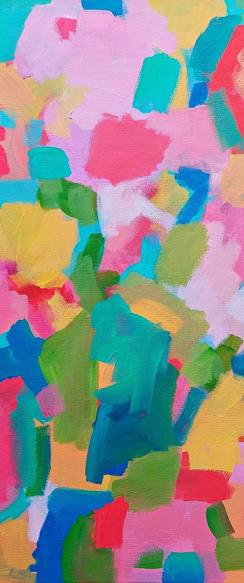 Abstract Summer Garden III by Jan Rippingham