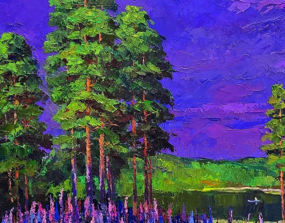 Flowers near the Forest