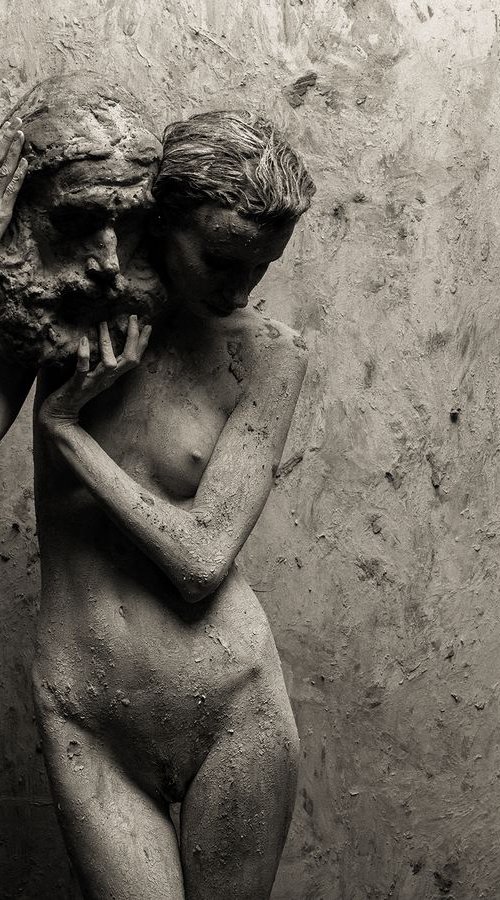 Salome with the Head - Art Nude - Limited edition 1 of 4 by Peter Zelei