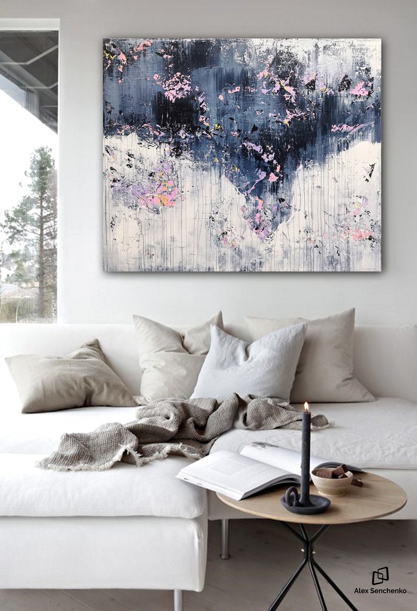 120x100cm. Abstract Painting / Alex Senchenko ? 2022 / Abstract 2209 by Alex Senchenko