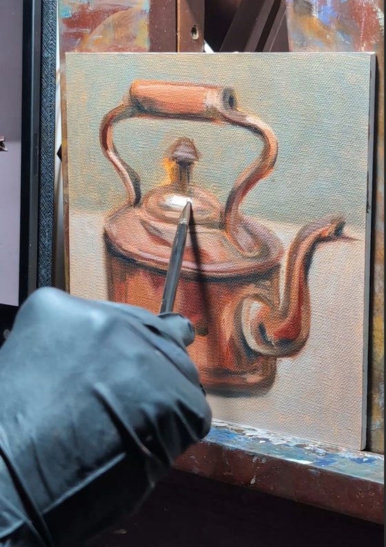 Copper Antique Kettle