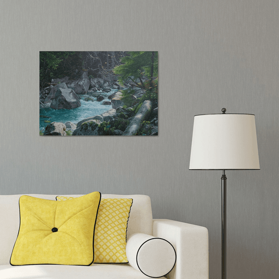 Sound of the mountain stream