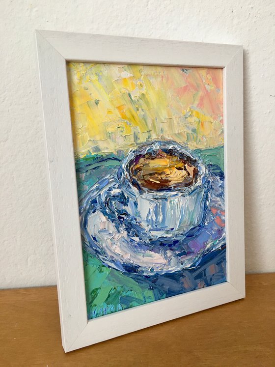 Miniature painting for a café