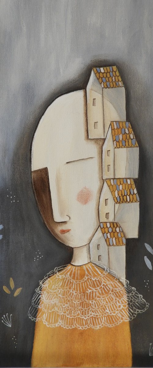 Thinking about a village by Silvia Beneforti