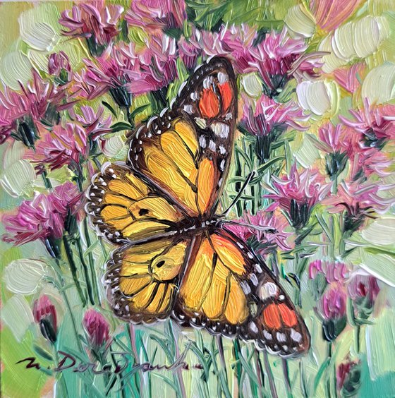 Monarch Butterfly painting