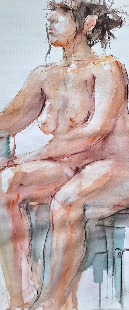 NUDE WOMAN. 2024.06.18 by Irina Bibik-Chkolian