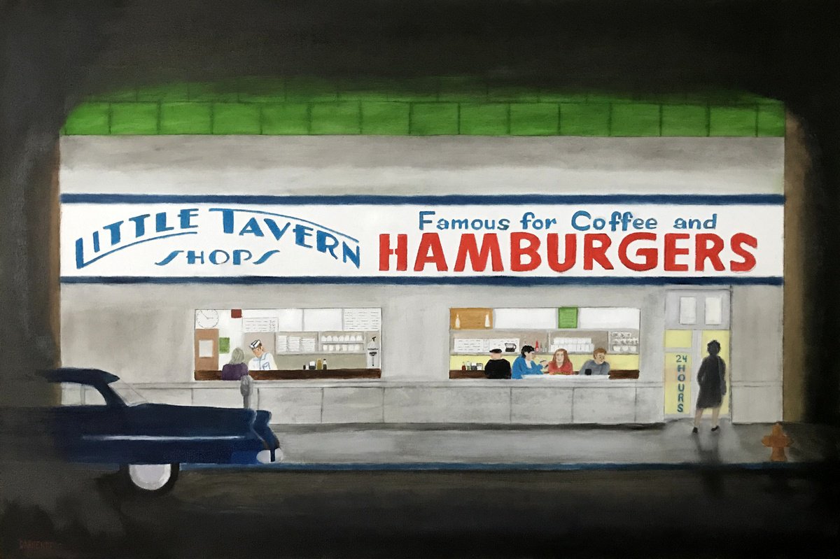 Impressionistic Portrait Oil Painting By Leslie Dannenberg, 36 X 24", Night Owls, Original Artwork