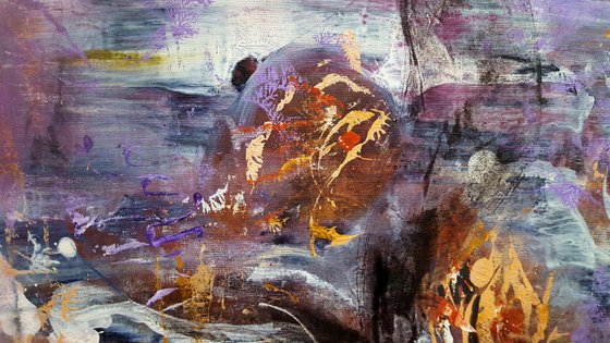 Flowers of eternity about personal meditation time wear art ancient oneiric dreamlike by KLOSKA