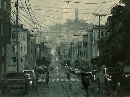 Rainy San Francisco by Paul Cheng