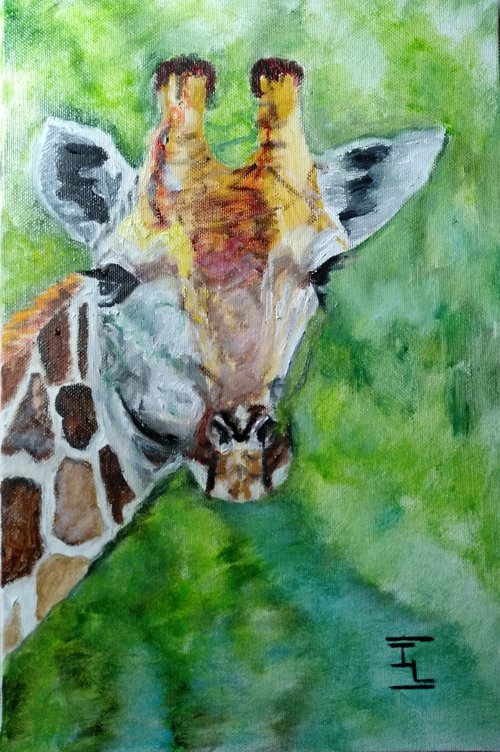 Giraffe by Isabelle Lucas