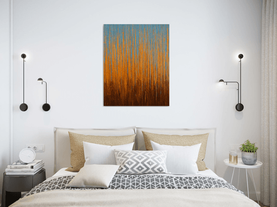 Orange & Blue - Color Field