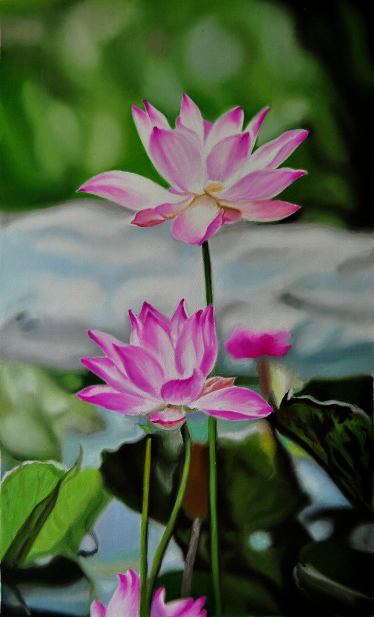 Water lilies II by Simona Tsvetkova
