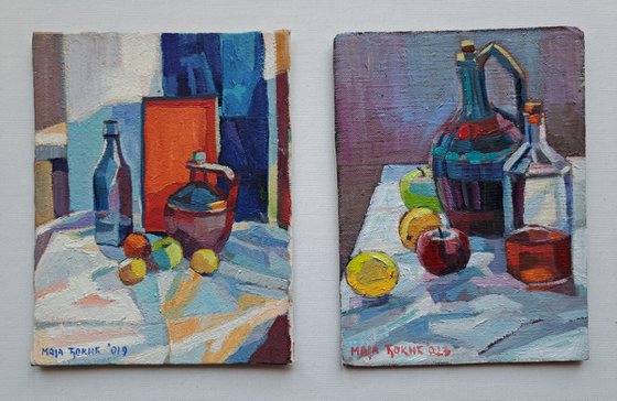Set of two paintings, 23