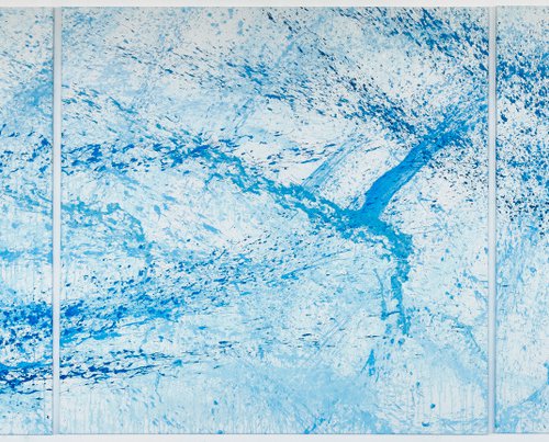 Swirls Blue 2 by Simon Findlay