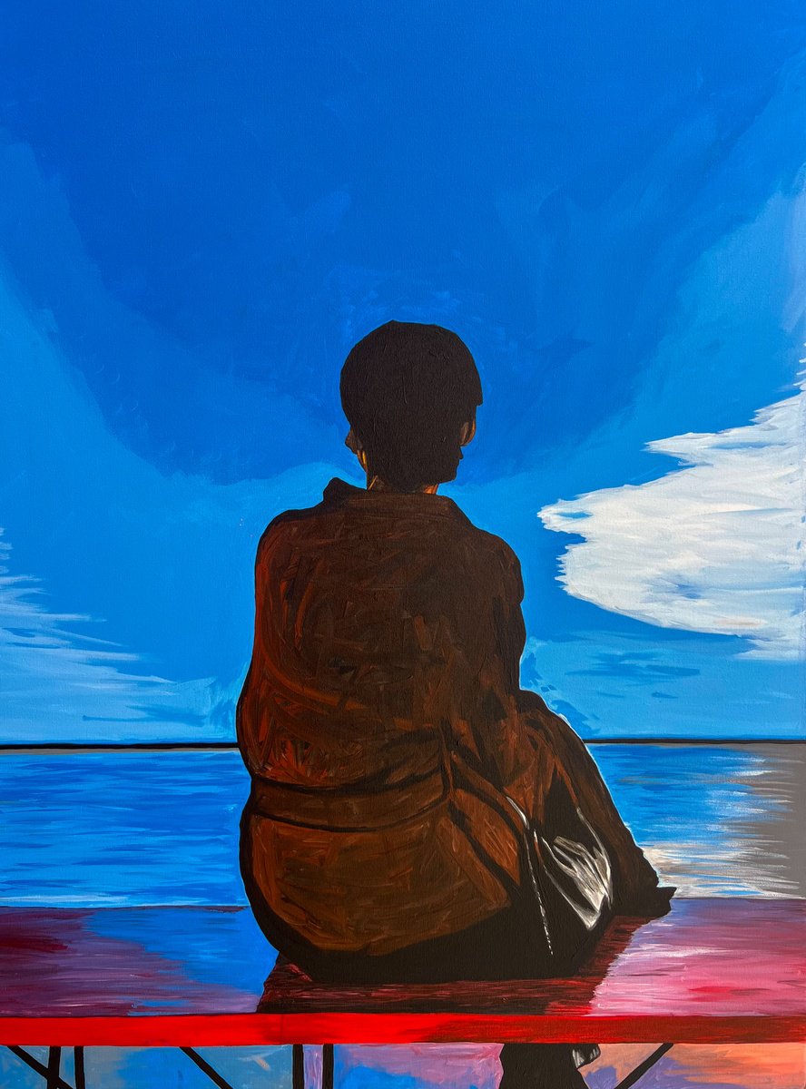 Waiting For Tomorrow By Emmanuel Akolo, 36 X 48, Artwork For Sale On Artfinder