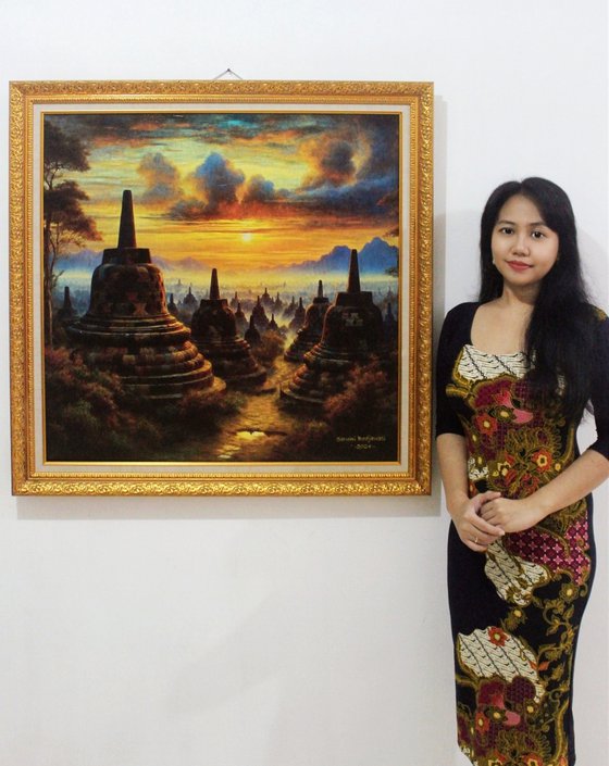 Borobudur Embraces the Sun