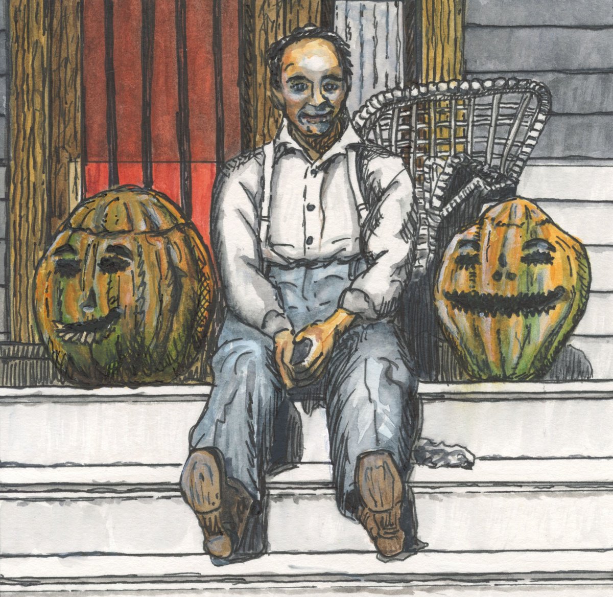 Happy Pumpkins by David W. J. Lloyd