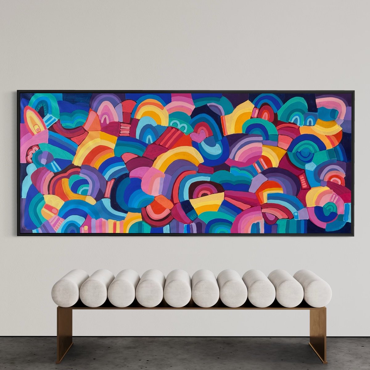 The Happy Place By Samantha Malone, 79 X 34, Artwork For Sale On Artfinder