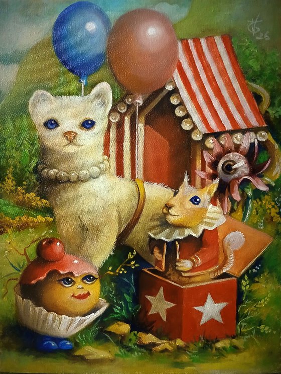 Small circus in the mountain