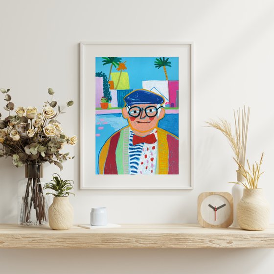David Hockney Portrait