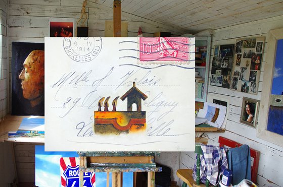 ABSTRACT POSTCARD