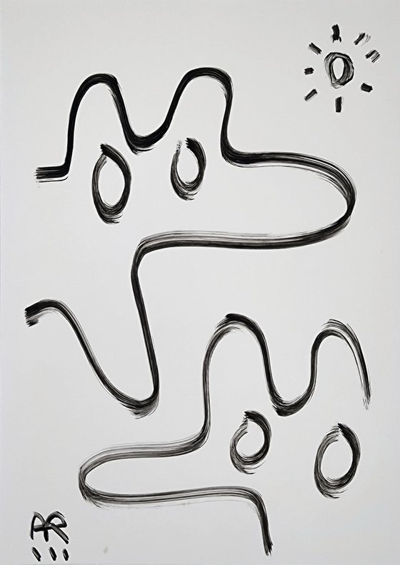 5 DRAWINGS B&W