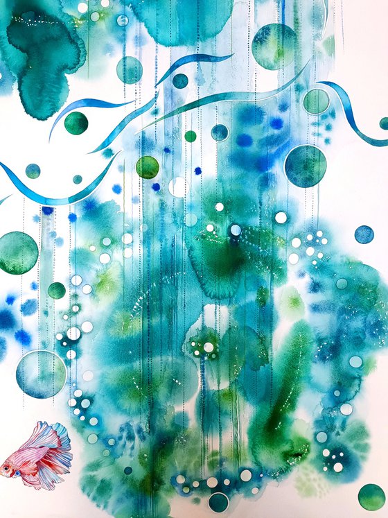 Turquoise motion 3