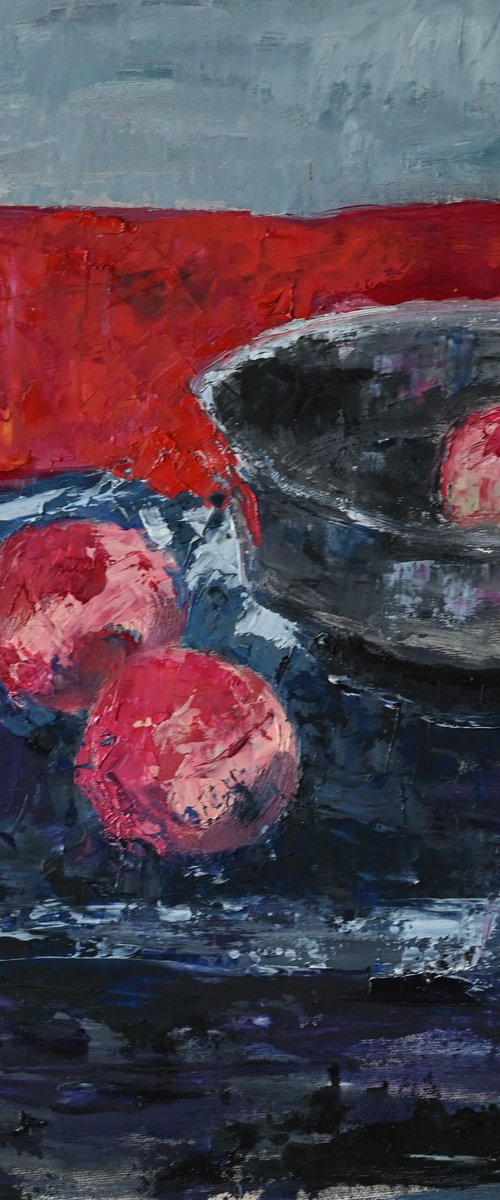 Still life with summer fruits by Elena Zapassky