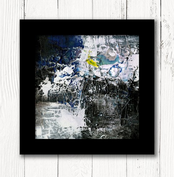 Mystic Journey 30 - Framed Textural Abstract Painting by Kathy Morton Stanion