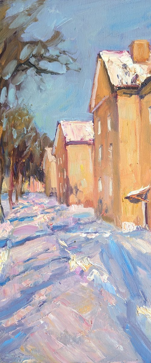 The silence of a winter walk by Olga Samar