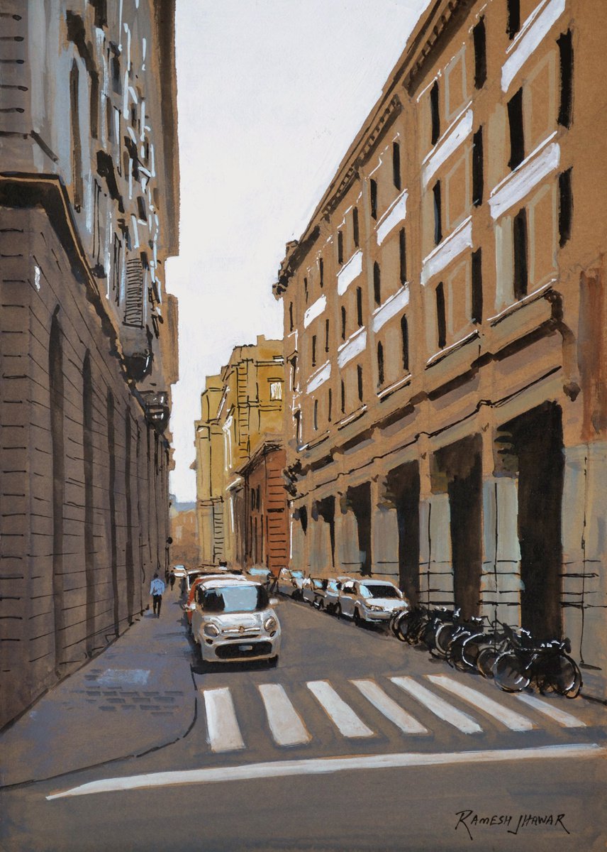 Florence street by Ramesh Jhawar
