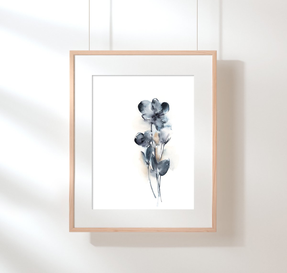 Florals in Blue n.3 by Sophie Rodionov