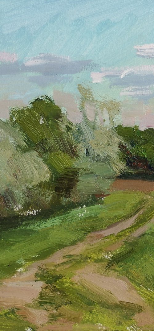 Evening road by Olga Samar