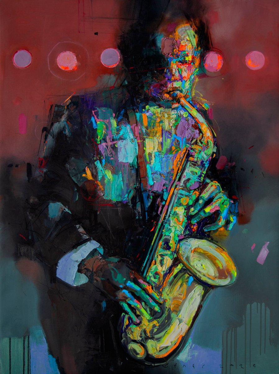 Flowing Sound By Victor Sheleg, 35 X 47, Artwork For Sale On Artfinder