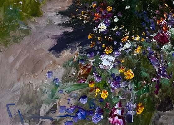 Sun and flowers