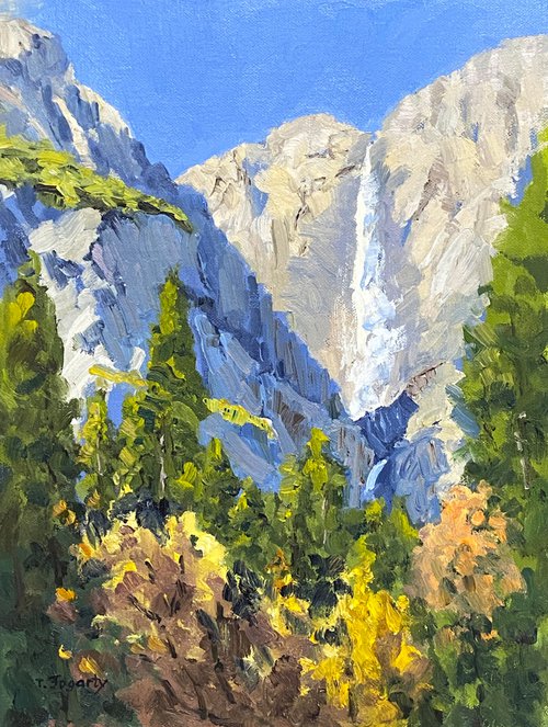 Fall Colors At Yosemite Falls by Tatyana Fogarty