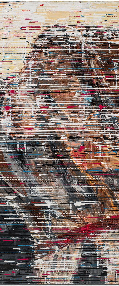 Female nude: THE DREAM 120 x 80 cm.| 47.24" x 31.5" - Oswin Gesselli by Oswin Gesselli